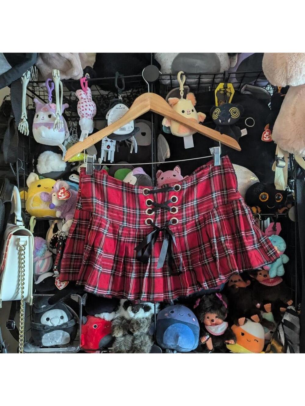 Vintage Plaid Mini Skirt